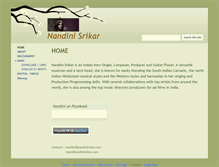 Tablet Screenshot of nandinisrikar.com